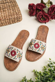 Handcrafted Floral Embroidered Women’s Flats